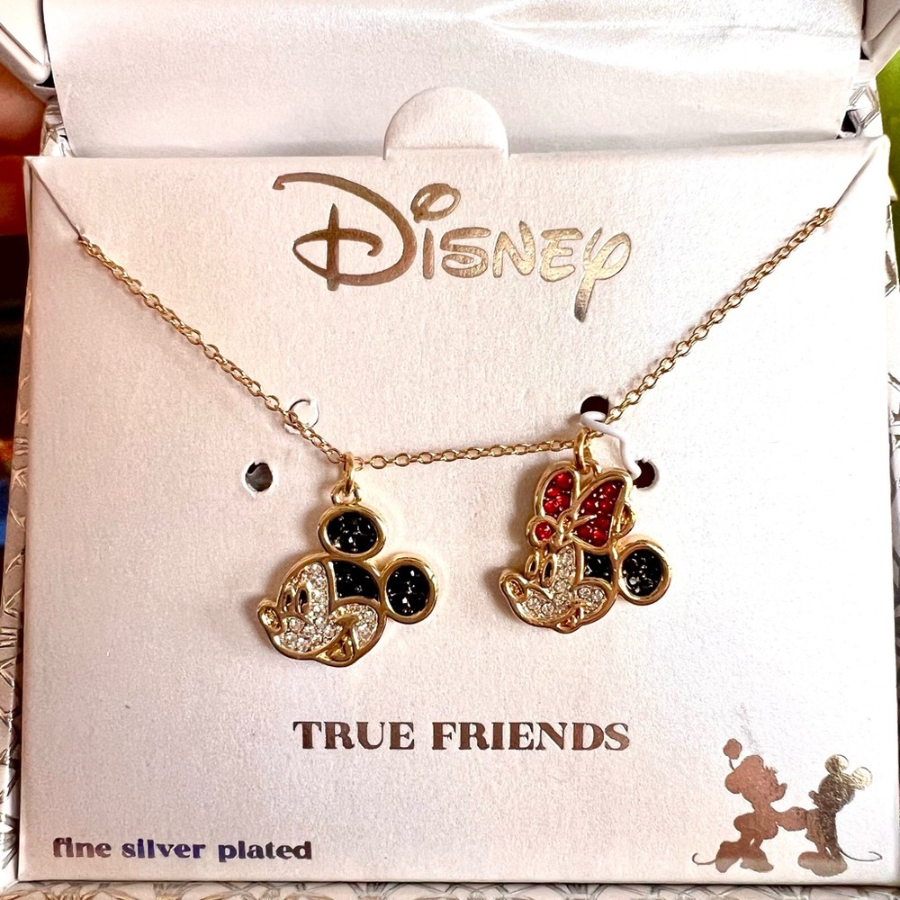 Disney True Friends Silver Plated Necklace